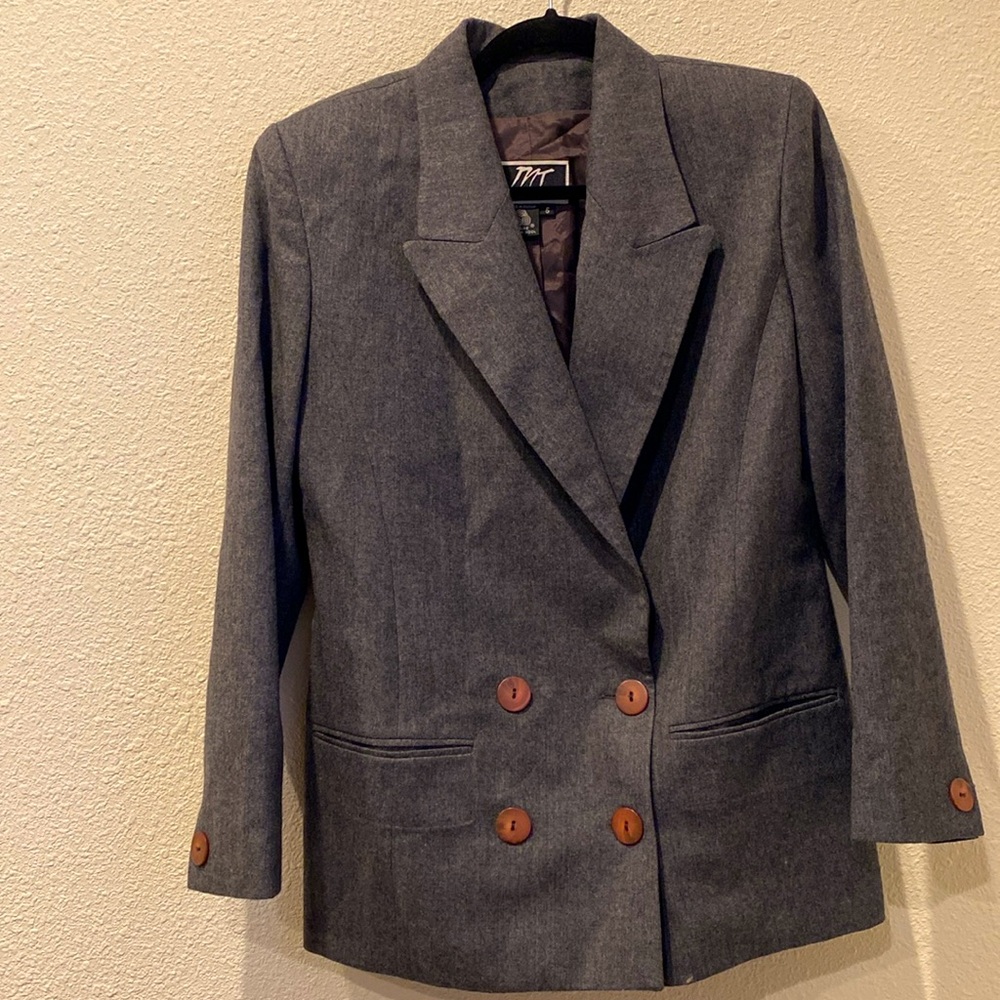 double breasted 90s Wool blazer